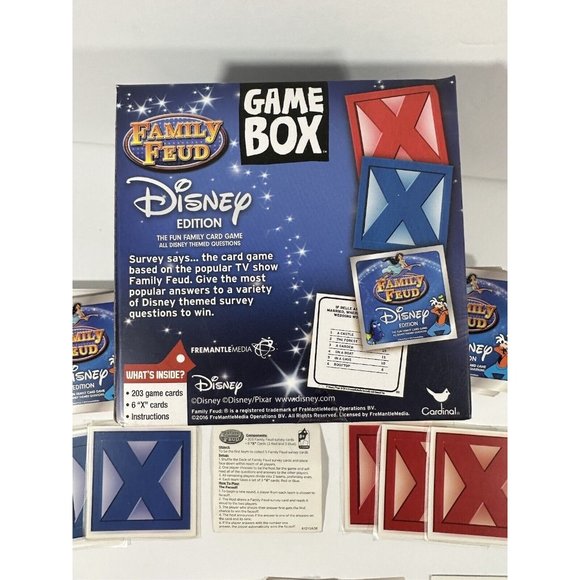 Disney Edition Family Feud Game Box Complete Cardinal Ages 8+ Players 2+ Fun - Picture 12 of 12